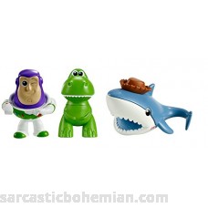 Toy Story Disney Pixar Minis Buzz Sharky & Rex Figure 3 Pack 2 B01N6DRW7P